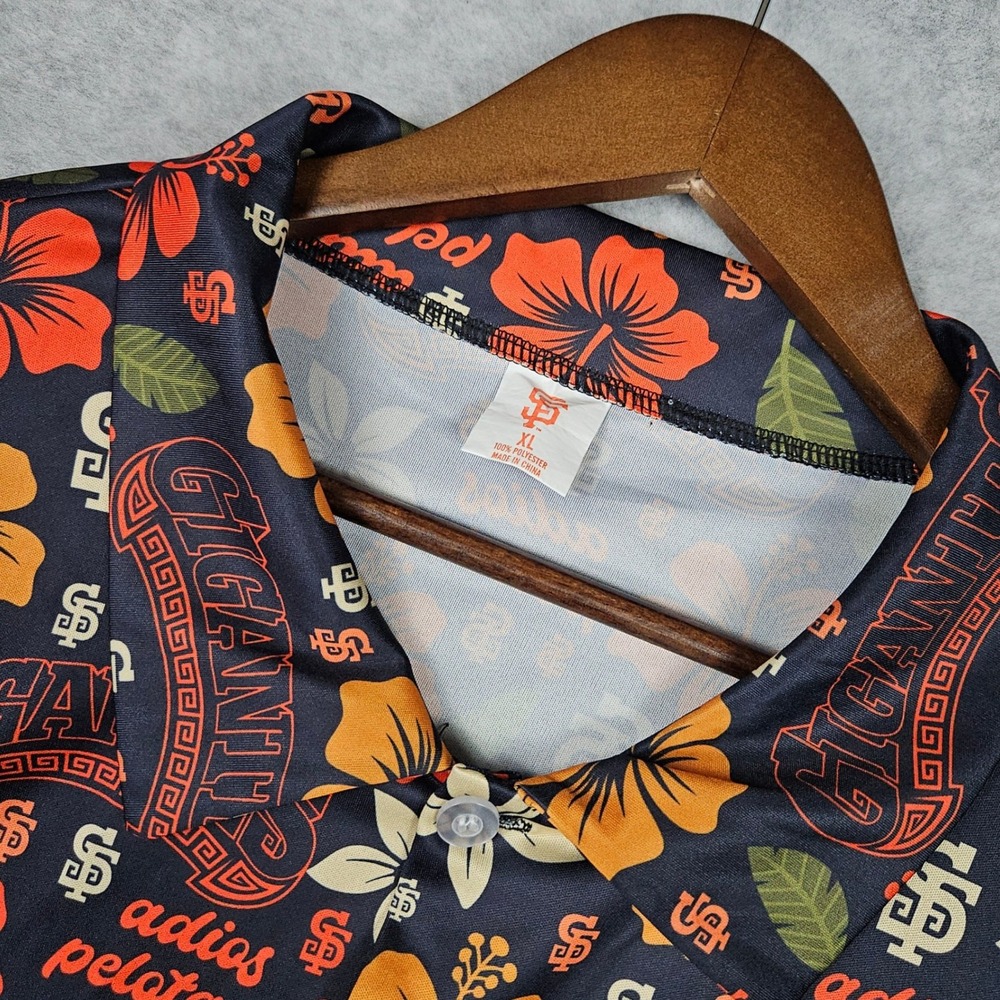 San Francisco SF Giants 2026 Gigantes Aloha Hawaiian SGA Shirt XL Adios Pelota
